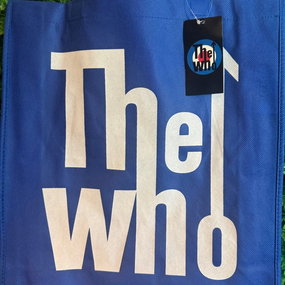 ROCK OFF Official License THE WHO Live Nation Merchandise Shopping Bag Eco Bag